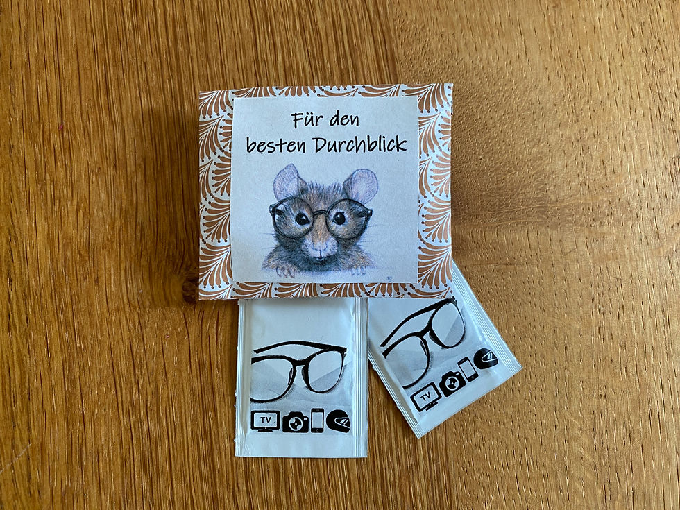 Brillenputztücher Maus