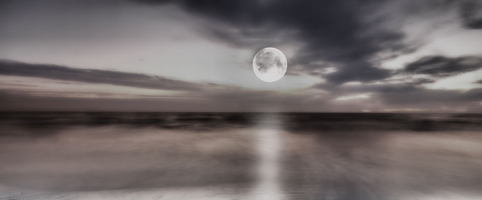 Calm and peaceful ocean.