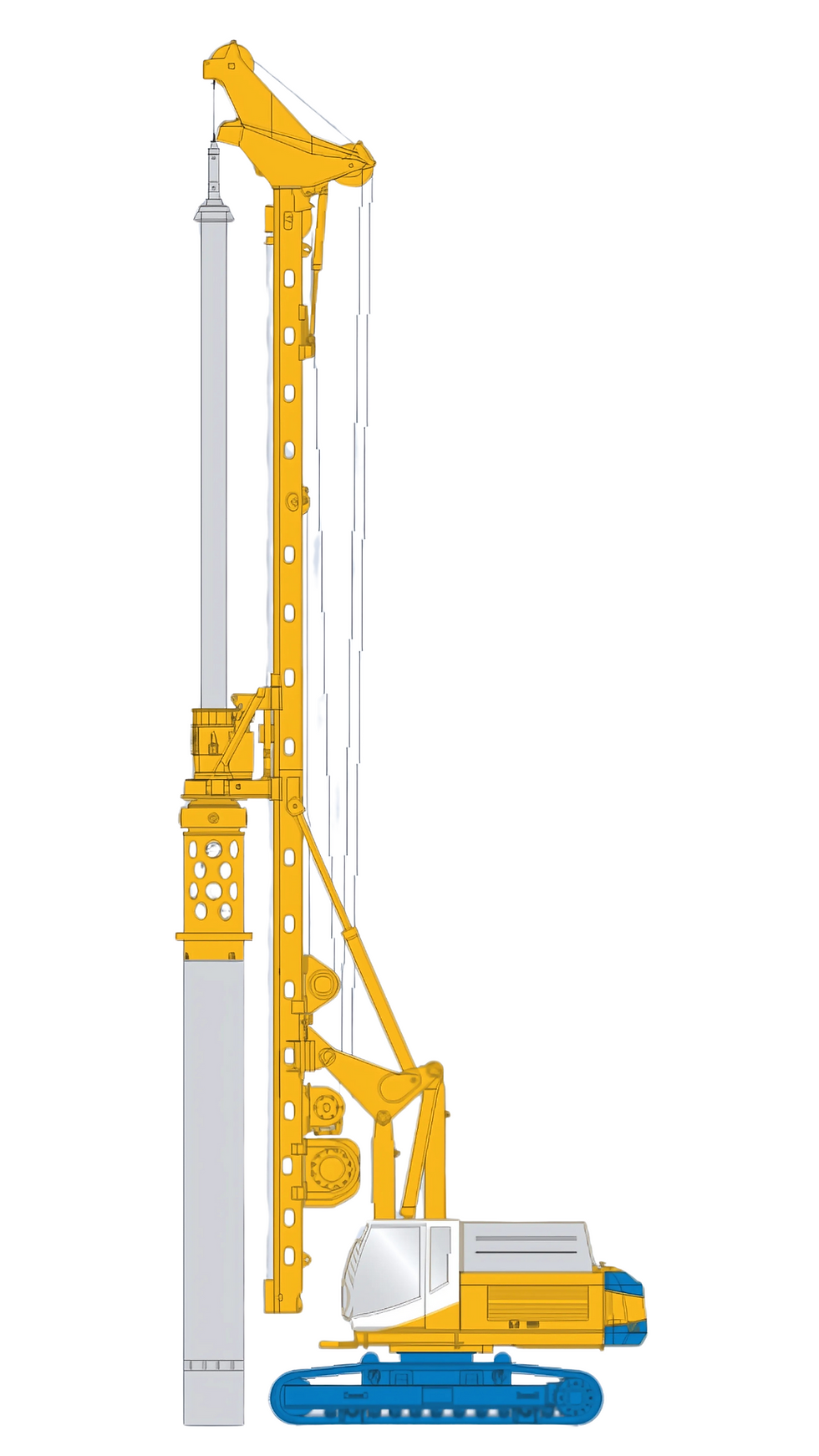 Bauer BG 18H rotary drilling rig