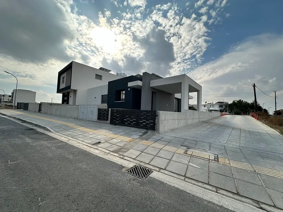 Hadjiloucas Constructions Headquarters Tseri Nicosia building side view