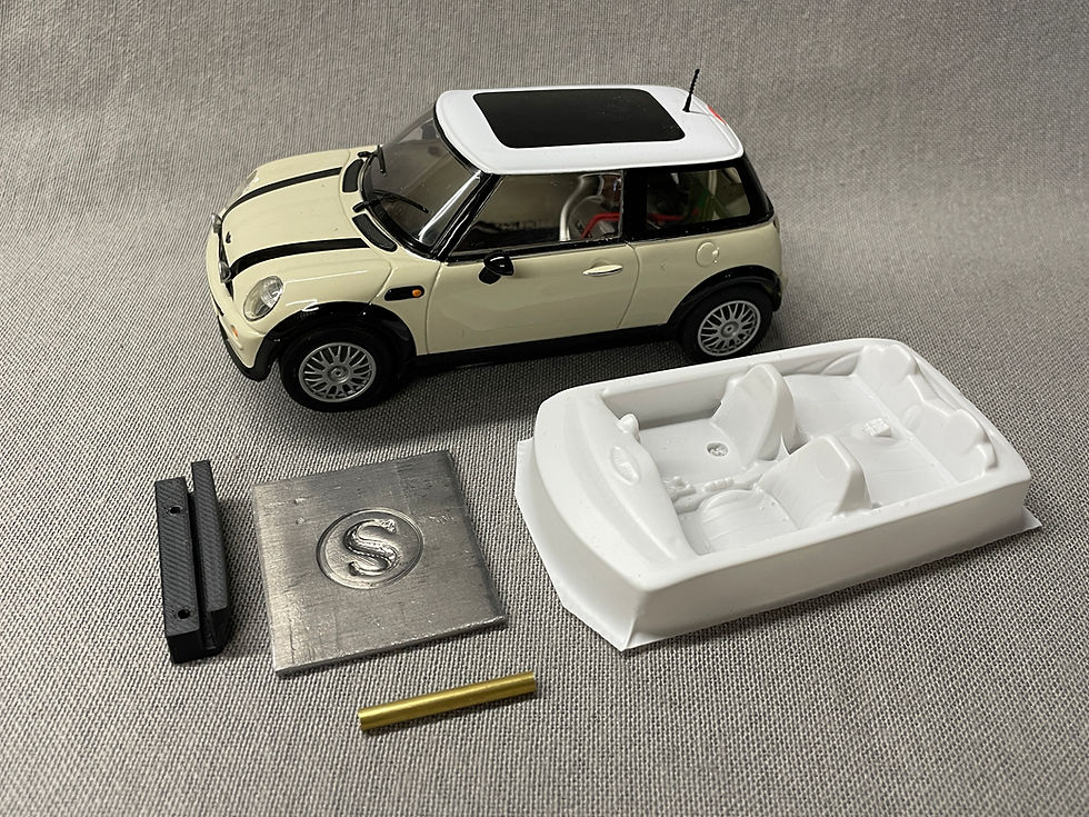 Thumbnail: Scalextric BMW Mini Tuning Pack