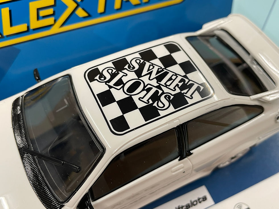 Thumbnail: SwiftSlots Branded Scalextric Ford Sierra RS500