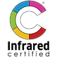 A logo for the International Association of Certified Home Inspectors, featuring an infrared thermal scale.