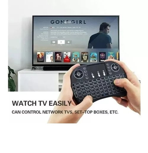 Mini Teclado Inalambrico de mano Con Mouse Touch pad 14x9x2 CM