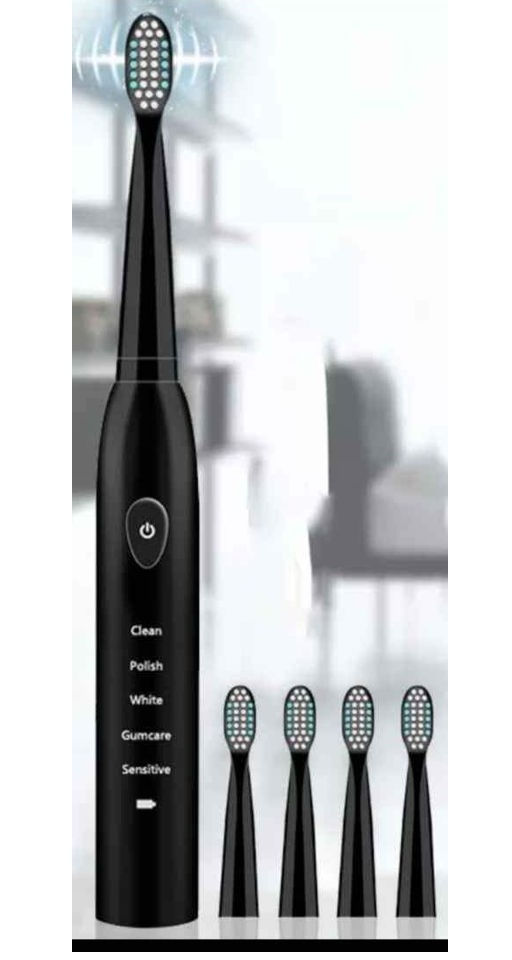 Set 4 Cepillos de dientes eléctrico ( hay negro, rosado y celeste)