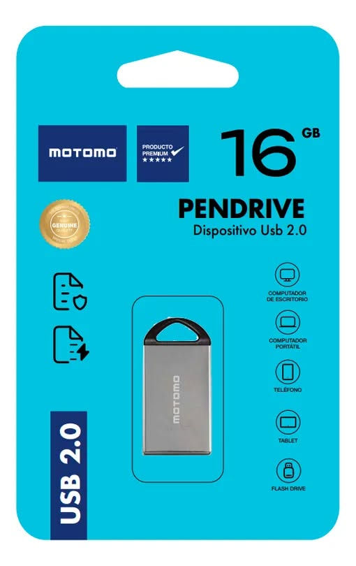 Pendrive16 GB MOTOMO USB 2.0