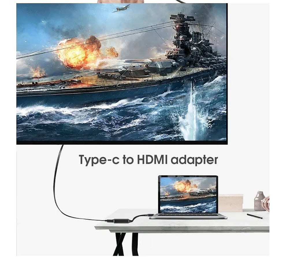 Adaptador Usb-c Tipo C A Hdmi ompatible con Mac / Notebook