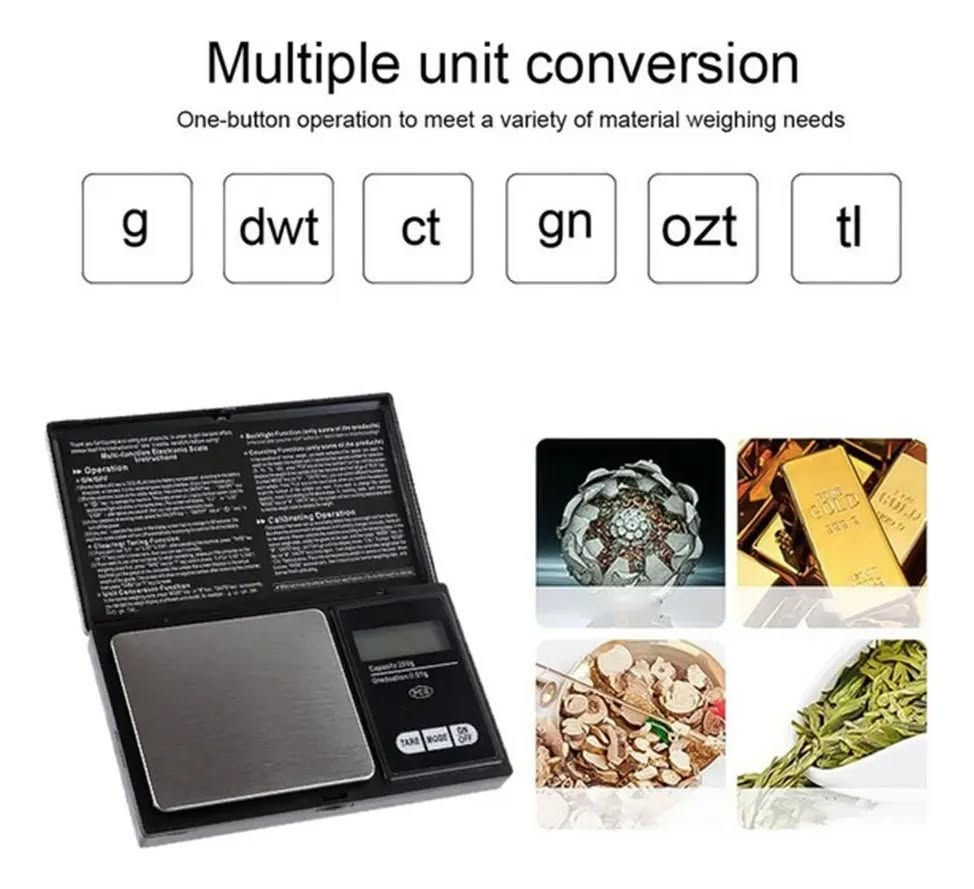 Balanza digital de precision para joyas / Bascula de joyas 0.1g a 500 g