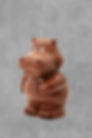 Ein Schokoladen-Hippo als Beispiel für Schokoladenfiguren