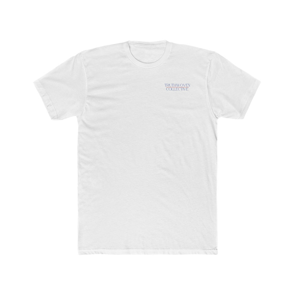 Truthwoven Inspirational Jeremiah 17:7-8 Faith Crew Tee - Unisex Cotton T-Shirt 