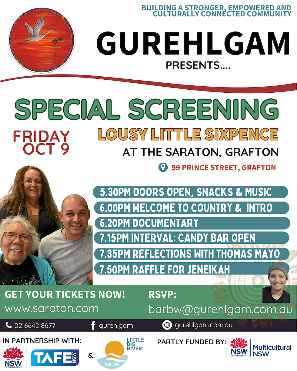 Special Lousy Little Sixpence Screening & Fundraiser