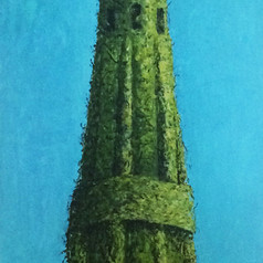 Green Skytower
Oil on Canvas
25x111cm