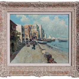 Lingherra
'Bay of Naples'
Oil on Canvas, 45x54cm
$4,500