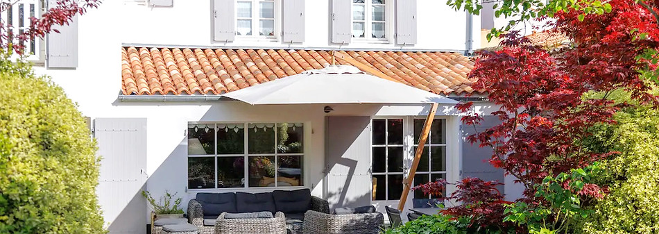 Luxury villa rental on Île de Ré: La Martinoise Garden