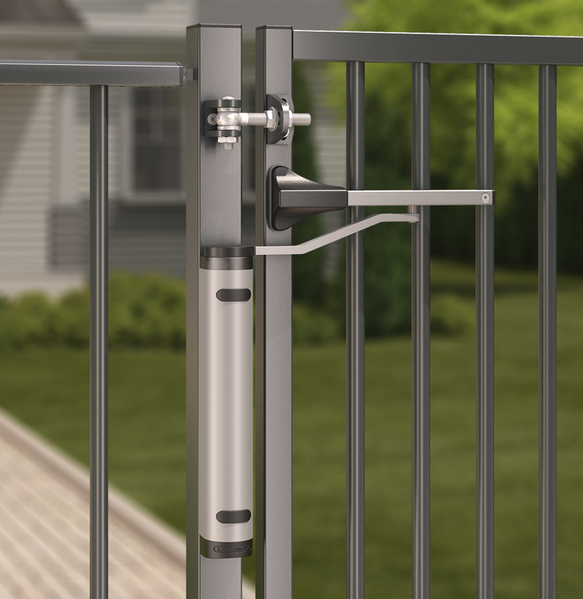 Locinox Verticlose 2 Hydraulic Gate Closer Security Gate Lock