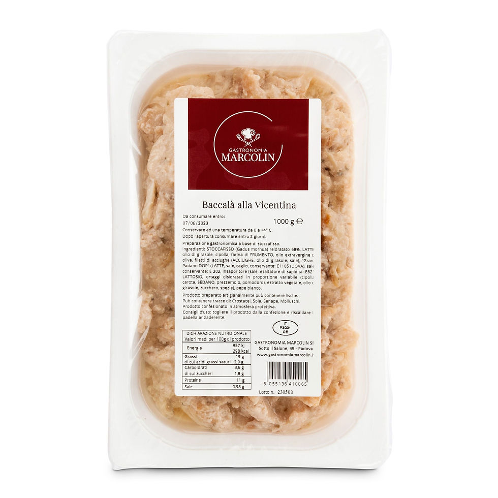 Baccalà alla Vicentina – Tradycyjny Dorsz po Wenecku 1 kg - dostępny w  hurtowni WT Hurt