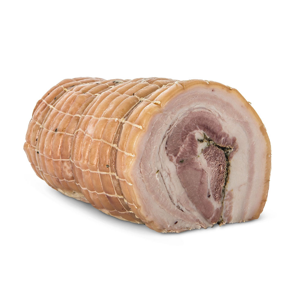 Pancetta Cotta Marini – pieczona pancetta w stylu toskańskim