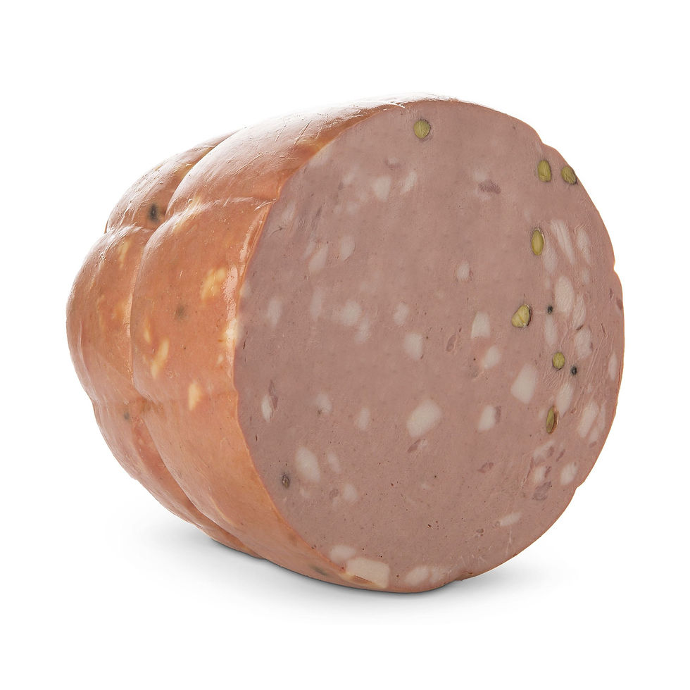 Mortadella Artigianquality al Pistacchio – z pistacjami, zgodnie z bolońską tradycją dostępny w  hurtowni WT Hurt
