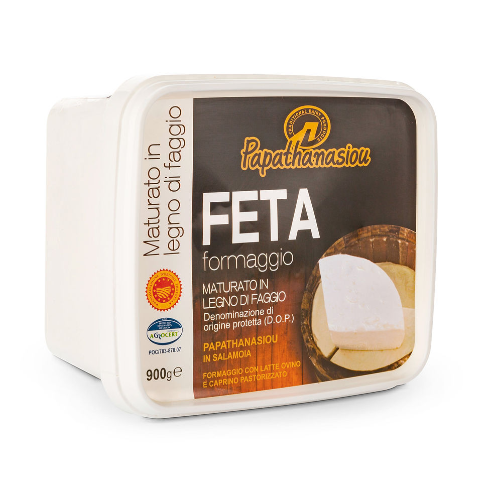 Feta DOP Stag. Botte 900 g Papathanasiou