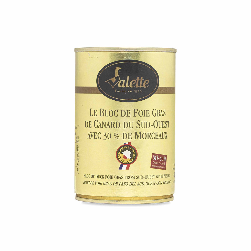 Bloc di Foie Gras D'Anatra IGP 400 g