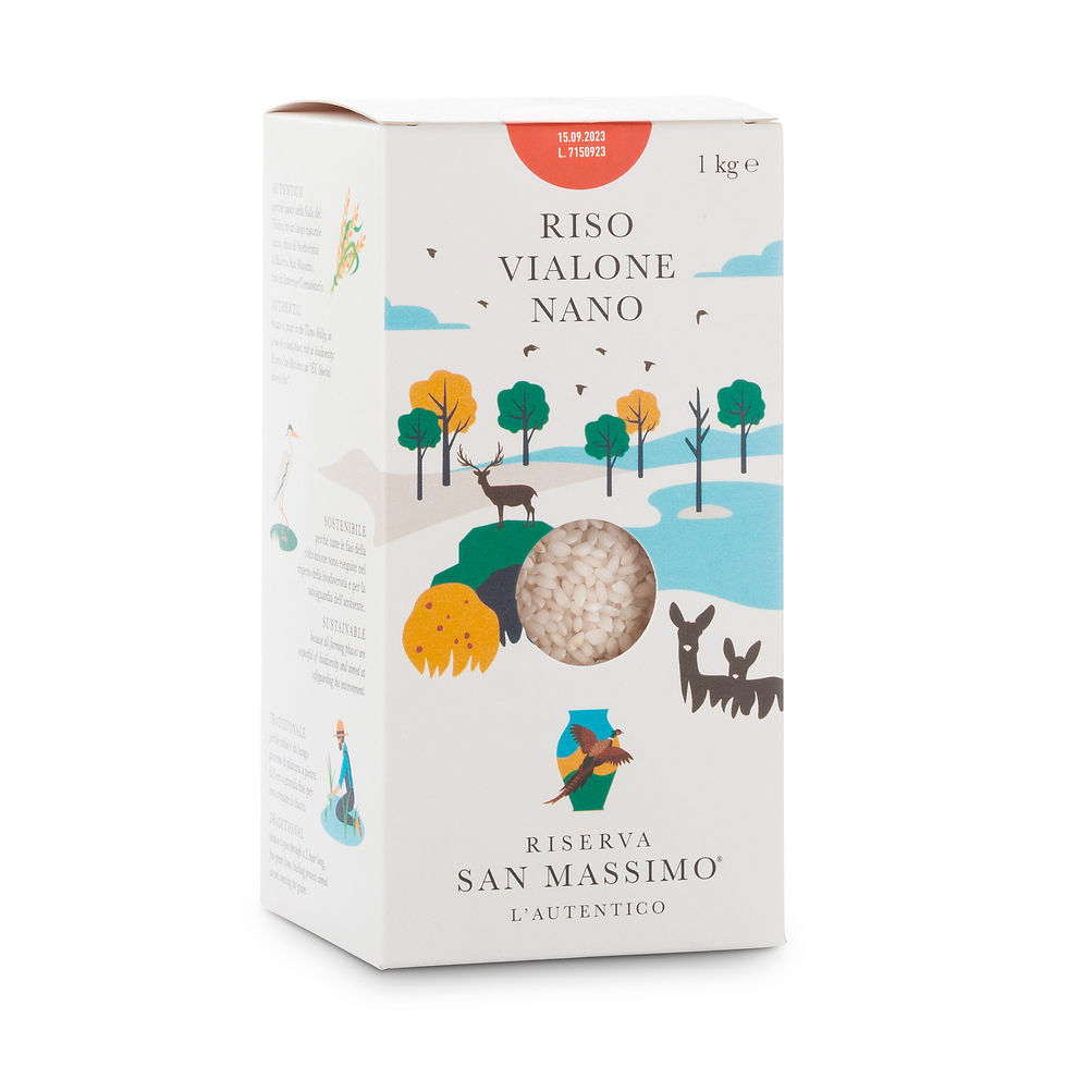 Riso Vialone Nano Scatola San Massimo