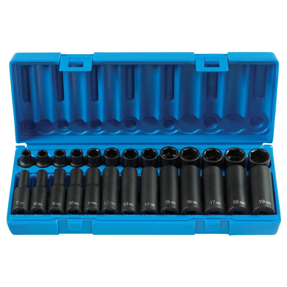 Grey Pneumatic 3/8"Dr 26pc Std & Deep Metric Master Set