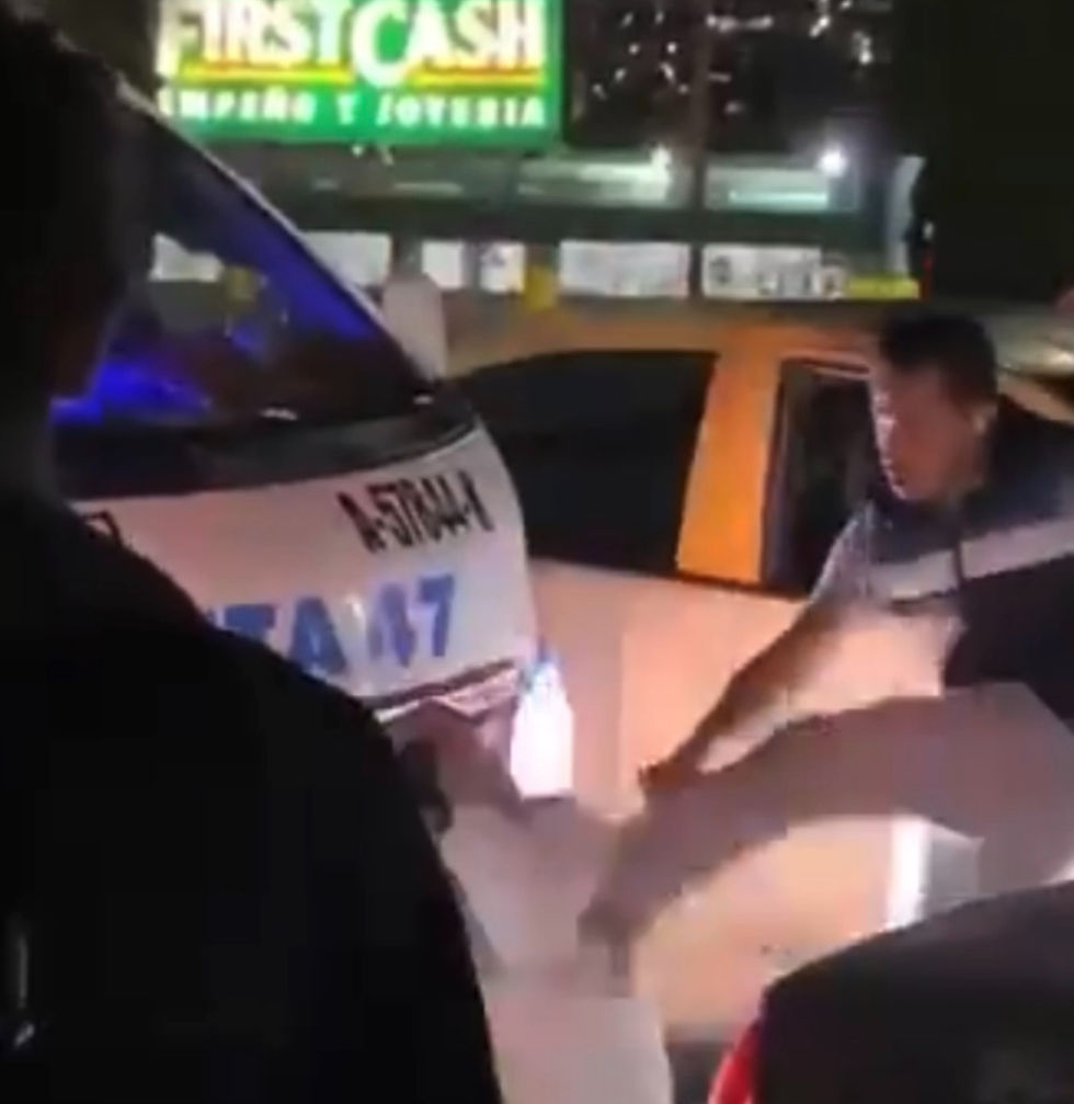 Semot investiga altercado en el que estaría involucrado un taxista en Mineral de la Reforma