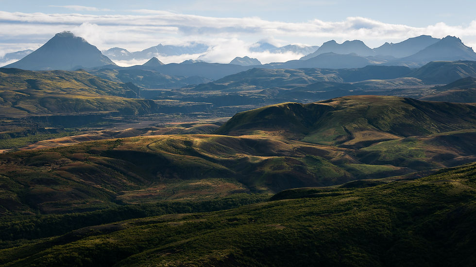This is the valley to cross between Emstrur and Thorsmork on the Laugavegur Trail