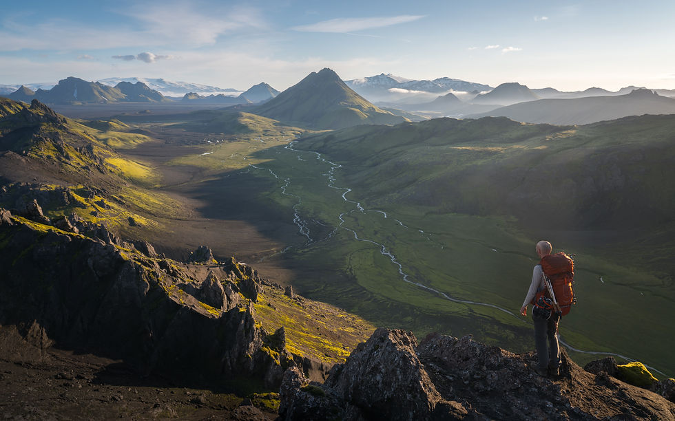 Me at Hvanngil valley, Iceland