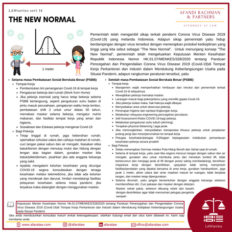 LAWseries seri 14 "The New Normal"