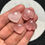 Thumbnail: Rose Quartz Heart Shape 4 Piece Size 18-16 MM Approx