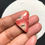Thumbnail: Rhodochrosite Cabochon 1 Piece Size 27 MM Approx