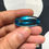 Thumbnail: Blue Topaz Faceted Cabochon 1 Piece Size 32 MM Approx