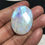 Thumbnail: Rainbow Moonstone Faceted Cabochon 1 Piece Size 33 MM Approx