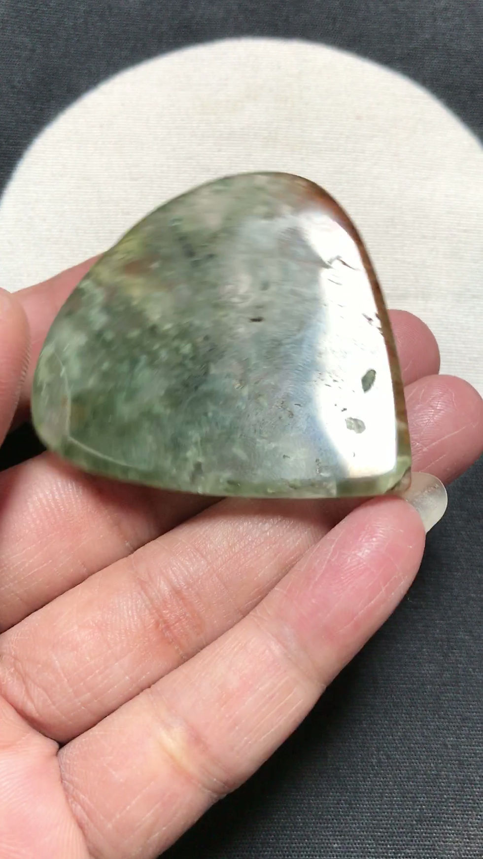 Miniatura: Garden Quartz Cabochon 1 Piece Size 50 MM Approx