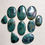 Thumbnail: Star Galaxy Jasper Gemstone cabochon 10 piece size 56-32 MM Approx