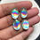 Thumbnail: Quartz Doublet  Cabochon 4 Piece Size 15 MM Approx