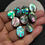 Thumbnail: Gemstone Cabochons 9 Piece Size 16-14 MM