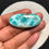 Miniature : Larimar Cabochon 1 Piece Size 42 MM Approx