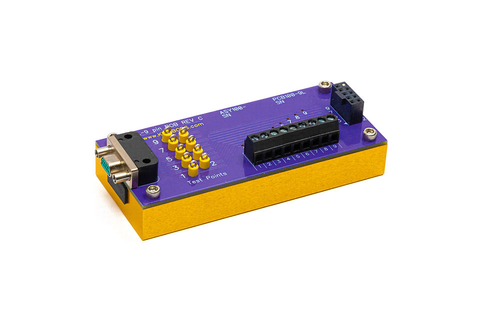 Thumbnail: MICRO-D 9 Position Pin Breakout Board (Right Angle)