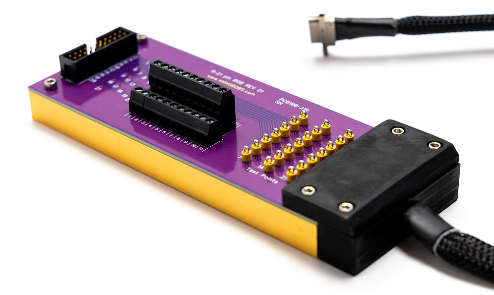 Thumbnail: MICRO-D 21 Position Pin Breakout Board (Wired)