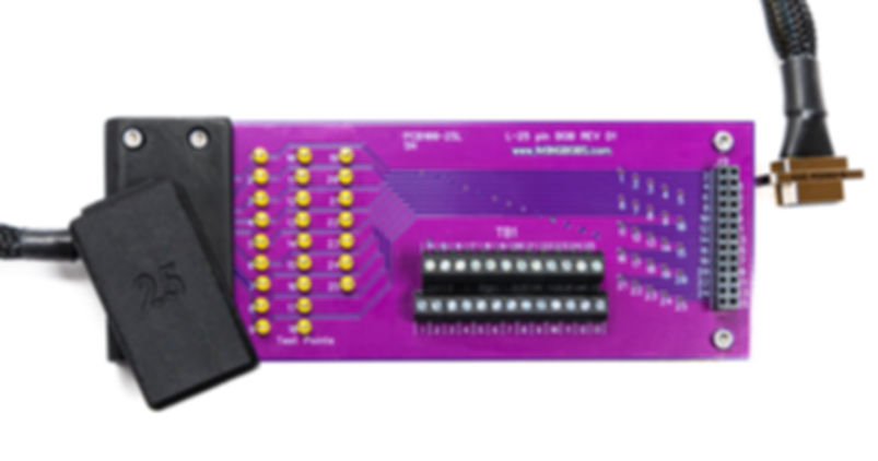 MICRO-D 25 Pin Socket Breakout Board (Wired)