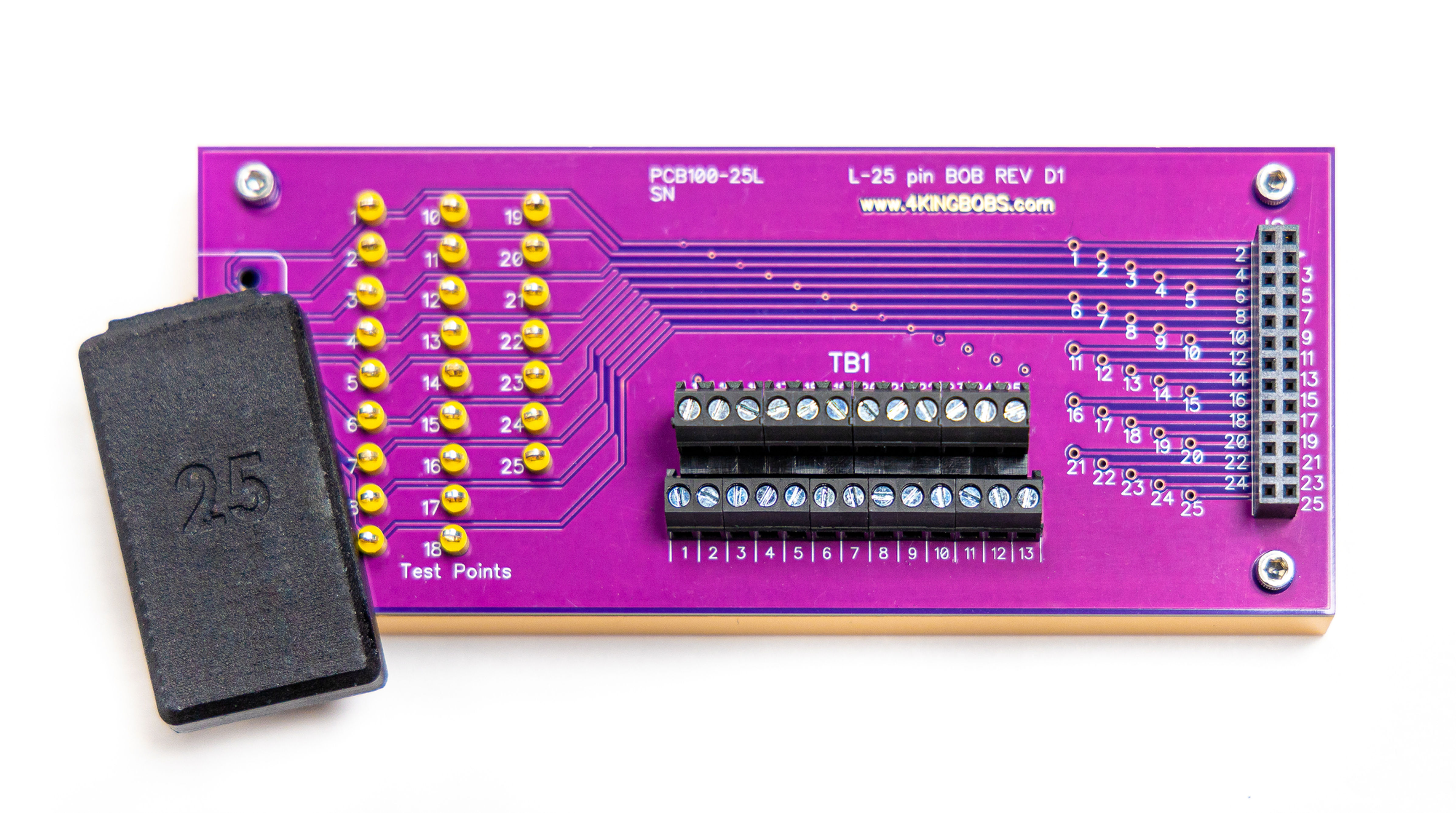 25 Pin Custom Breakout Board Build Your Own Left Exit