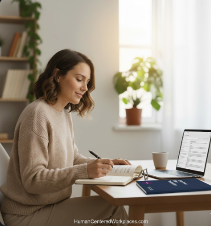 Professional using Human Centered Workplace Method