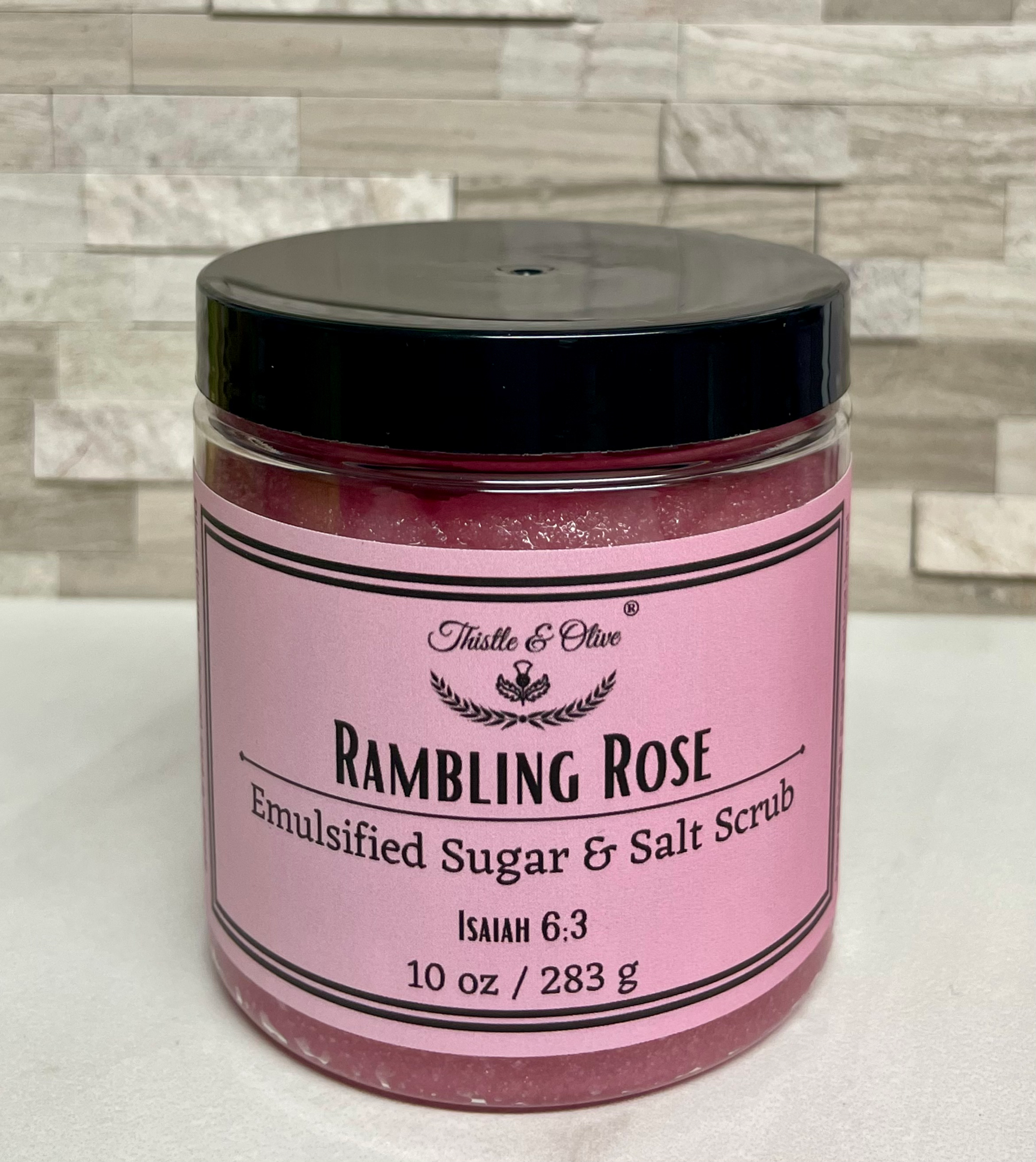 Rambling Rose Emulsified Sugar & Salt Scrub