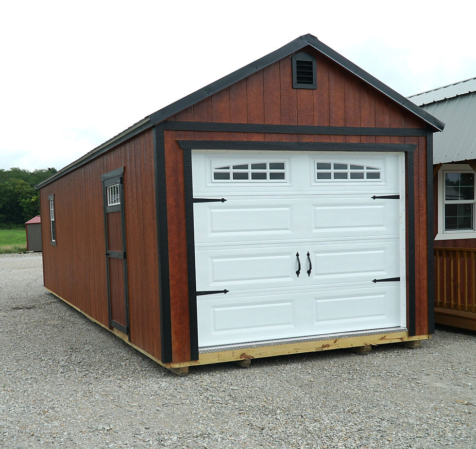 Thumbnail: Carriage House Lofted Garage 12' x 32'