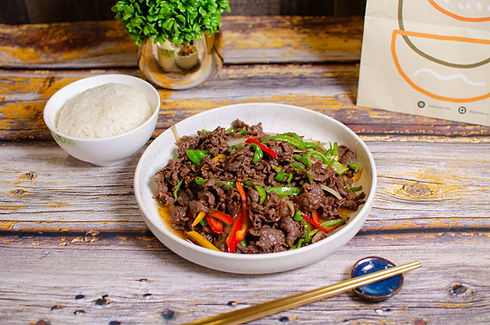 Green Pepper Fried Beef