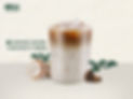 Coffee with coconut milk