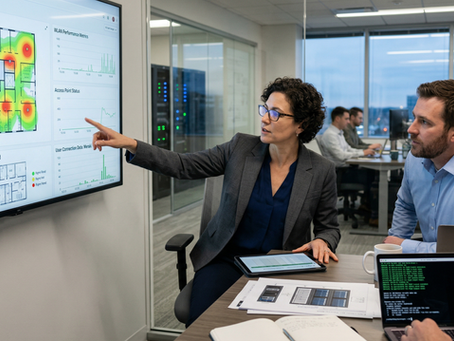 CIO and IT Director making decision about wireless network