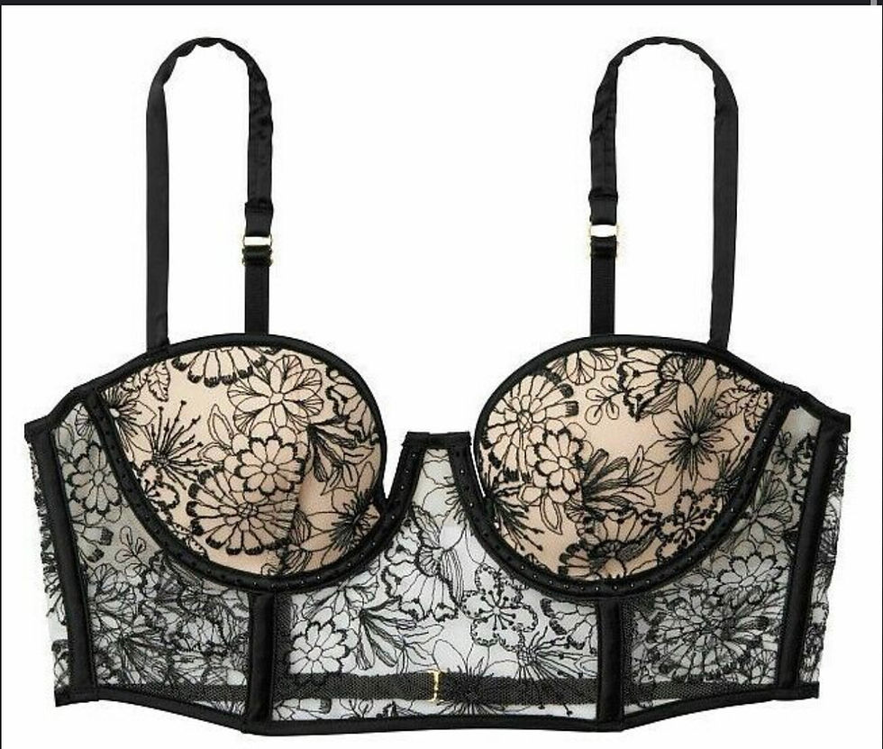 Victoria’s Secret Lace Floral Bustier - Size 32B, Brand New